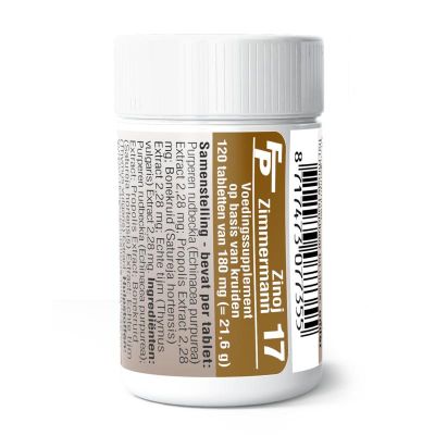 Medizimm Zinoj 17 120 tabletten - Fytotherapie
