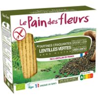 Pain Des Fleurs Crackers groene linzen