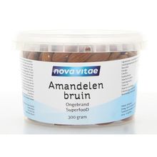 Foto van Nova Vitae Amandelen bruin ongebrand