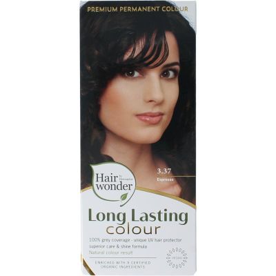 Henna Plus Long lasting colour 3.37 espresso 100 ml - Haarkleuring