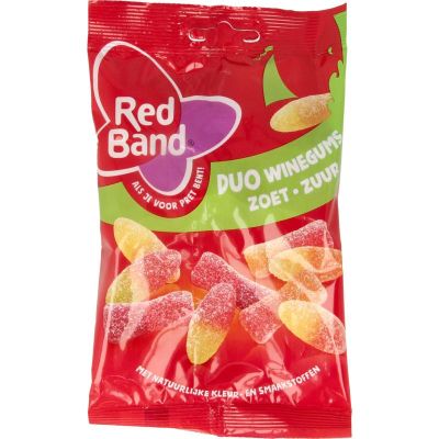Red Band Winegums duo zoet/zuur