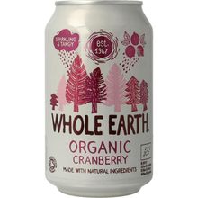 Foto van Whole Earth Sparkling cranberry bio