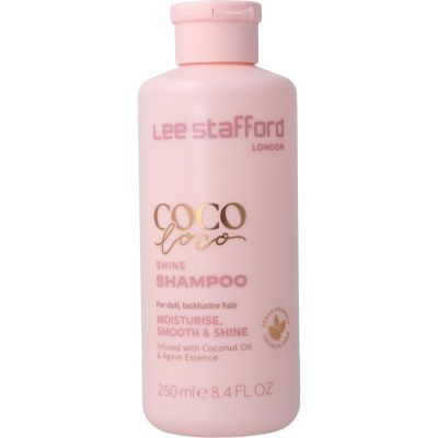 Lee Stafford Coco loco & agave shine shampoo 250 Milliliter - Shampoo