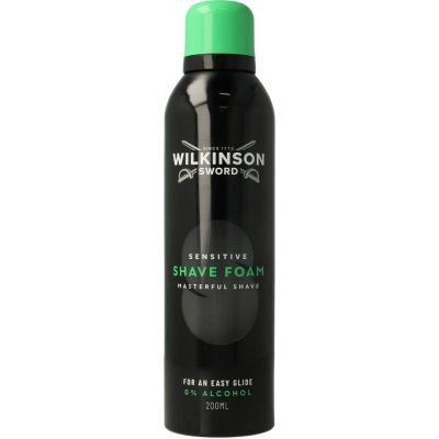 Wilkinson Shave foam sensitive 200 Milliliter - Scheerschuim/gel/creme