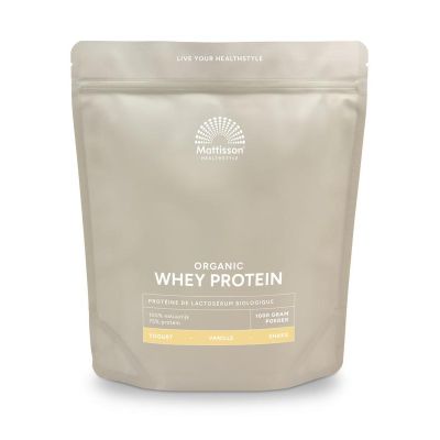 Mattisson Wei proteine poeder 75% vanille bio Mattisson Wei proteine poeder 75% vanille bio 1 kilogram - Voeding