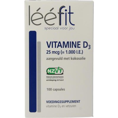 Leefit Vitamine D3 25 mcg