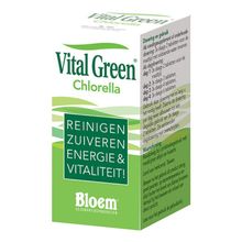 Foto van Bloem Chlorella vital green
