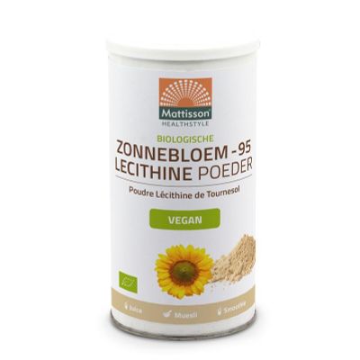 Zonnebloem lecithine poeder bio 180 gram - Fytotherapie