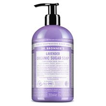 Foto van DR Bronners lavendel suiker zeep bio
