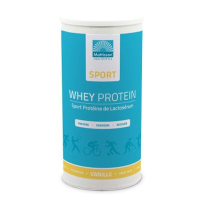 Mattisson Wei proteine concentraat sport vanille 450 gram - Overige vitaminen/mineralen