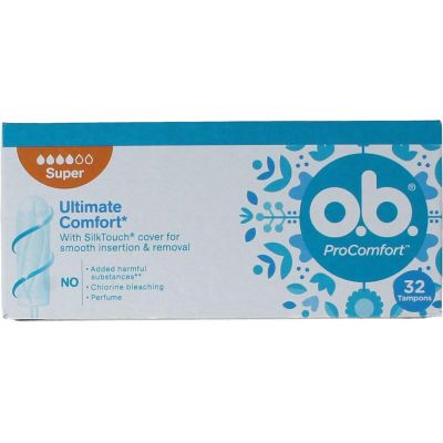 OB Tampons procomfort super 32 stuks - Algemeen