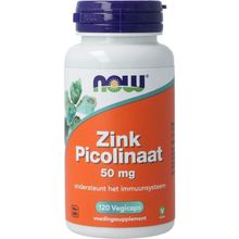 Foto van NOW Zink picolinaat 50mg