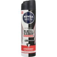 Nivea Men deodorant spray black & white max protection