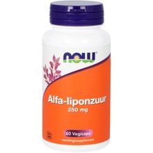 Foto van NOW Alfa-liponzuur 250 mg