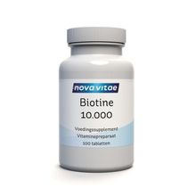 Foto van Nova Vitae Biotine 10000mcg