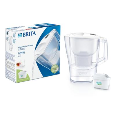 Brita Waterfilterkan Aluna cool white 1 stuk - Overig huishoudelijk