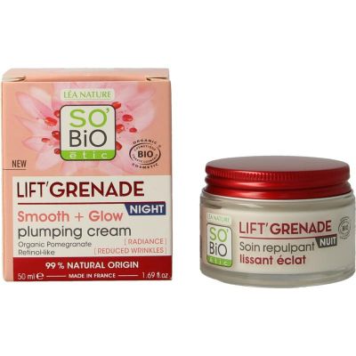 Foto van So Bio Etic Lift grenade night cream