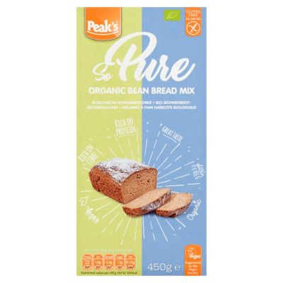 Peak's So pure bean breadmix glutenvrij 450 gram - Brood en bakmixen