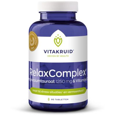 Vitakruid RelaxComplex 1250 mg magnesiumtauraat & D3