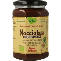 Nocciolata Hazelnootpasta zonder melk bio