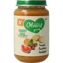 Foto van Olvarit Tomaat rundvlees aardappel wortel