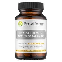 Foto van Proviform Vitamine B12 - 5000mcg methylcobalamine