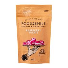 Foto van Food2Smile Raspberry treats suikervrij glutenvrij lactosevrij