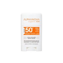 Foto van Alphanova Sun Sun stick SPF50+ face white bio