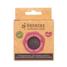 Foto van Benecos Konjac spons black bamboo