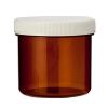 Afbeelding van Tabletflacon 120 ml bruin met dop