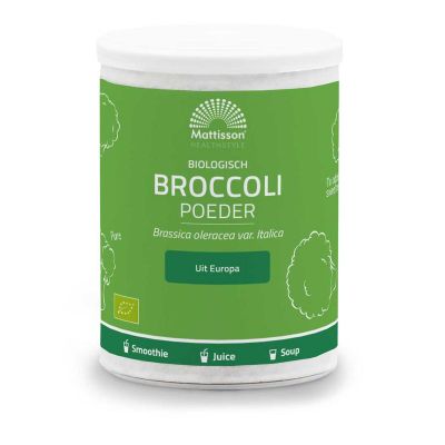 Mattisson Broccolipoeder bio 175 gram - Overig reform/levensmiddelen