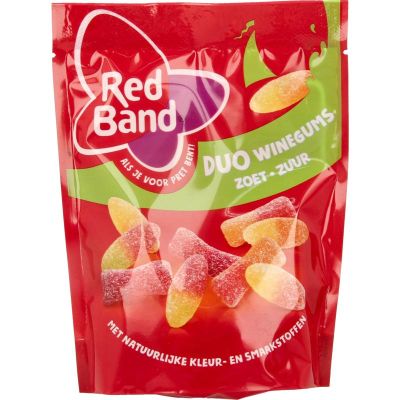 Red Band winegums duo zoet zuur