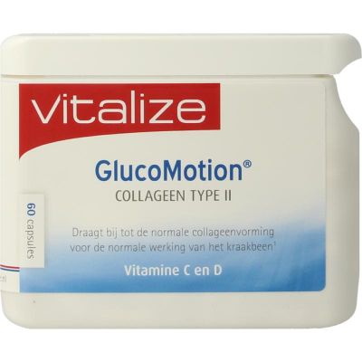 Vitalize Glucomotion collageen type II 60 capsules - Overige vitaminen/mineralen