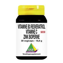 Foto van SNP NMN Resveratrol gebufferde vit C zink bioperine
