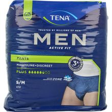 Foto van Tena Men active fit pants+ small/medium