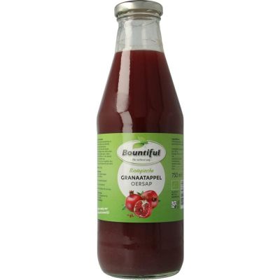 Bountiful Granaatappelsap bio Bountiful Granaatappelsap bio 750 Milliliter - Dranken