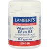 Afbeelding van Lamberts Vitamine D3 1000IE en K2 90mcg