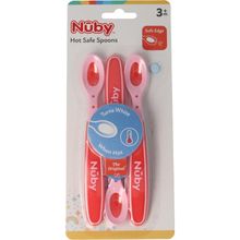 Foto van Nuby Warmtegevoelige lepeltjes 3 maanden +