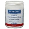 Afbeelding van Lamberts Vitamine A 15 mg natuurlijke (beta caroteen)