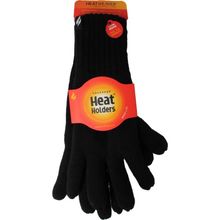 Foto van Heat Holders Mens cable gloves navy maat L/XL