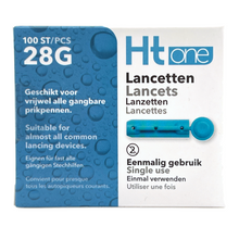 Foto van HT One prik lancetten 28G