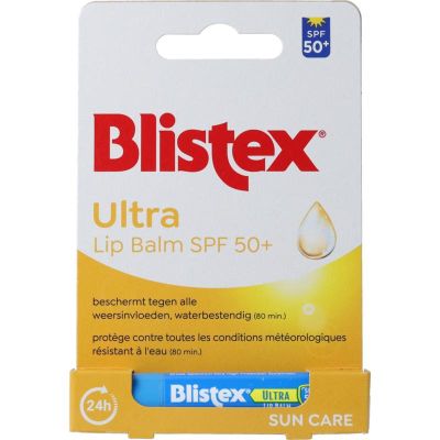 Foto van Blistex Lippenbalsem ultra spf50 blister
