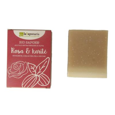 La Saponaria Zeep roos shea butter bio