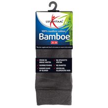 Foto van Lucovitaal Bamboe sok lang antraciet 39-42