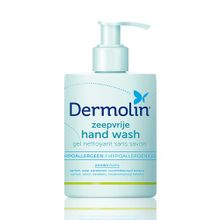 Foto van Dermolin Handwash zeepvrij dispenser