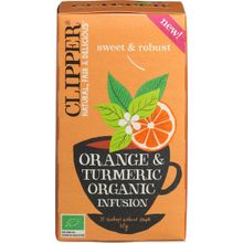 Foto van Clipper Orange & turmeric infusion bio