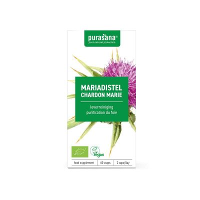 Purasana Mariadistel extract 60mg bio 60 vegicaps - Overige producten