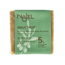 Foto van Najel Aleppo olijf zeep 5% laurier