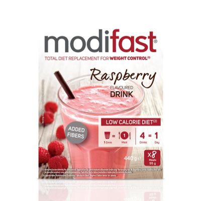 Modifast Drink raspberry 440 gram - Maaltijdvervangers