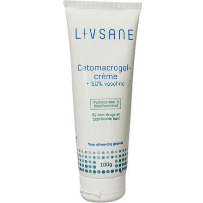 Livsane Cetomacrogol creme & 50% vaseline